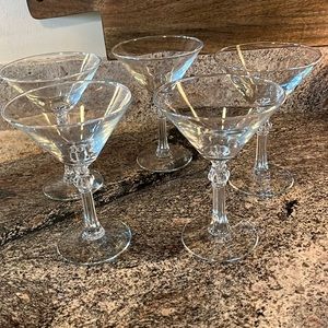 EUC Martini glasses set of 5